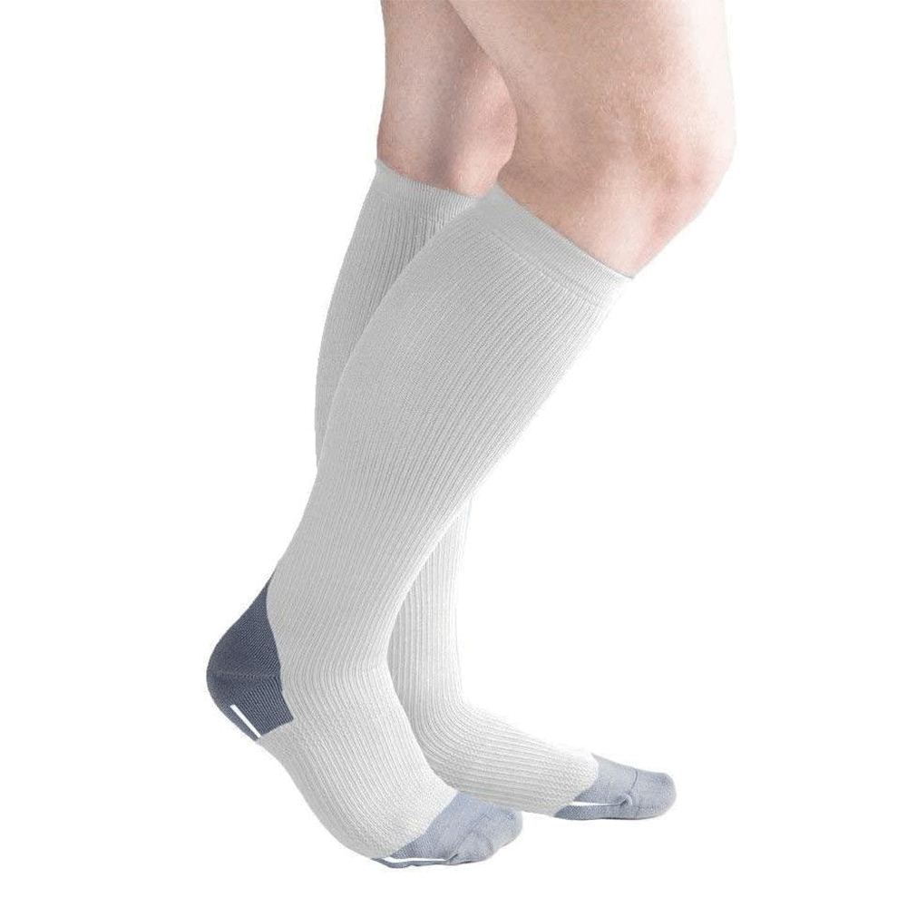 Actifi 20-30 mmHg Athletic Performance Compression Socks, White