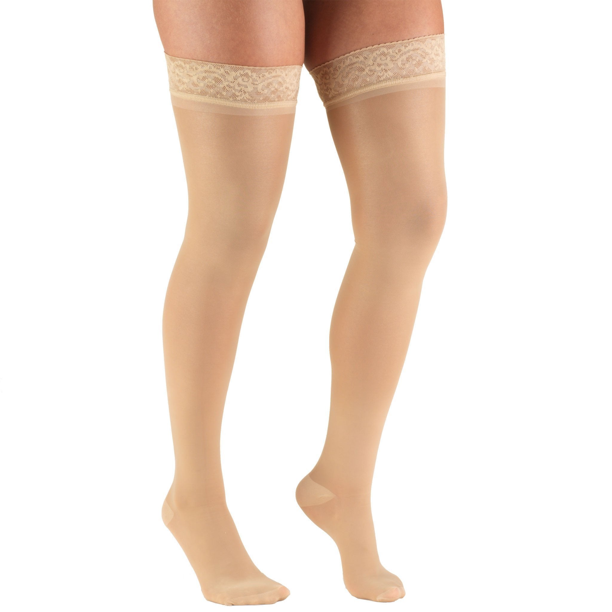 TRUFORM® TruSheer Women's Thigh High 20-30 mmHg – Compression Store