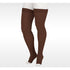 Juzo Dynamic Thigh High 30-40 mmHg w/ Silicone Band, Open Toe, Chestnut