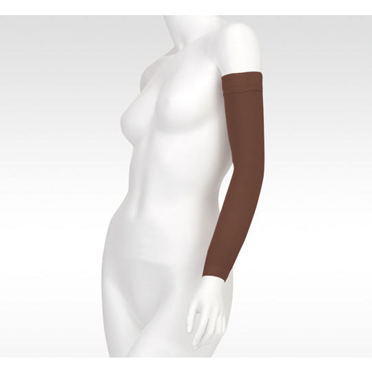 Juzo Soft Armsleeve 15-20 mmHg w/ Silicone Band, Chestnut