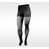 Juzo Naturally Sheer Pantyhose 20-30 mmhg, Open Toe, Black