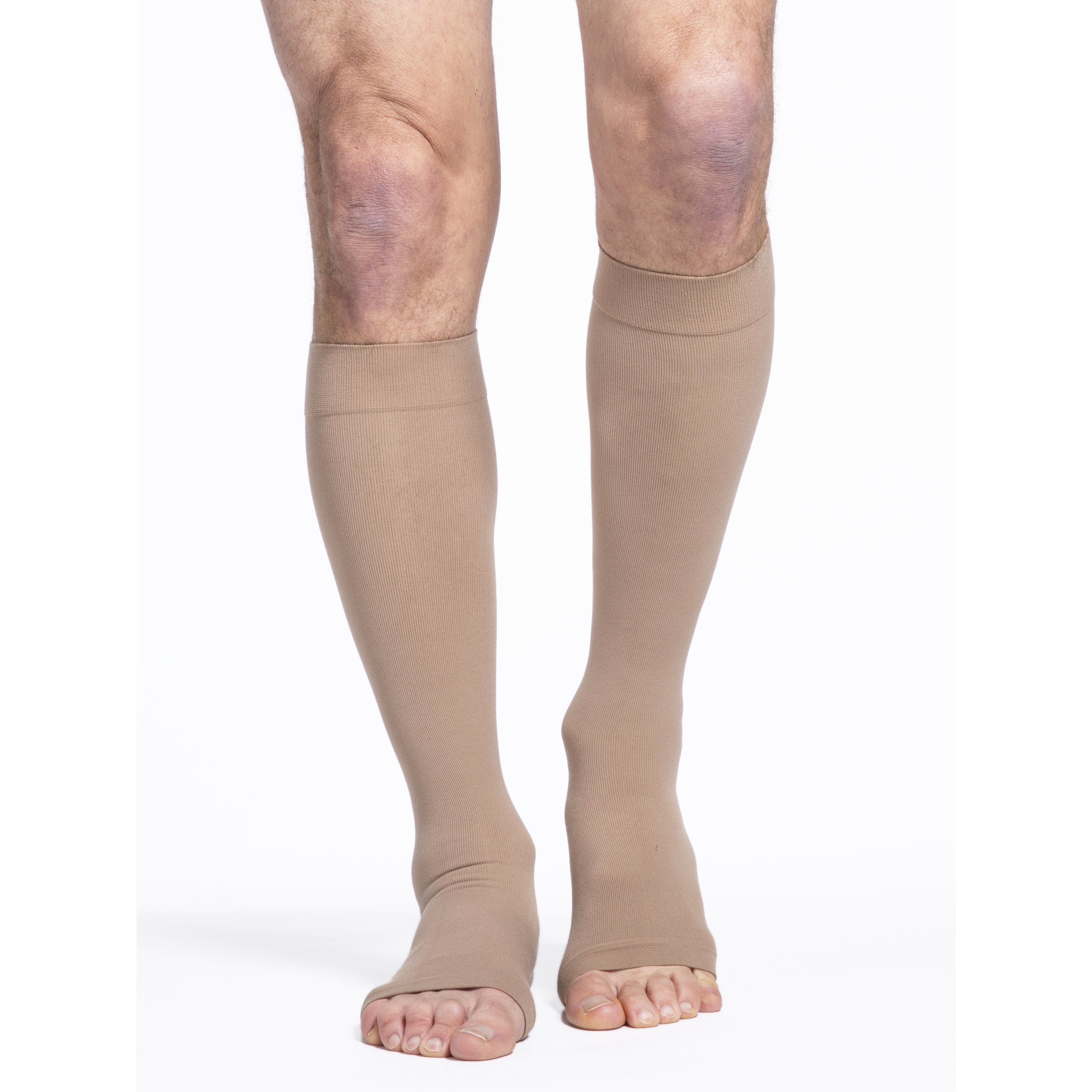Compression Store Sigvaris 230 Cotton Open Toe Compression Knee High 20-30mmHg ...