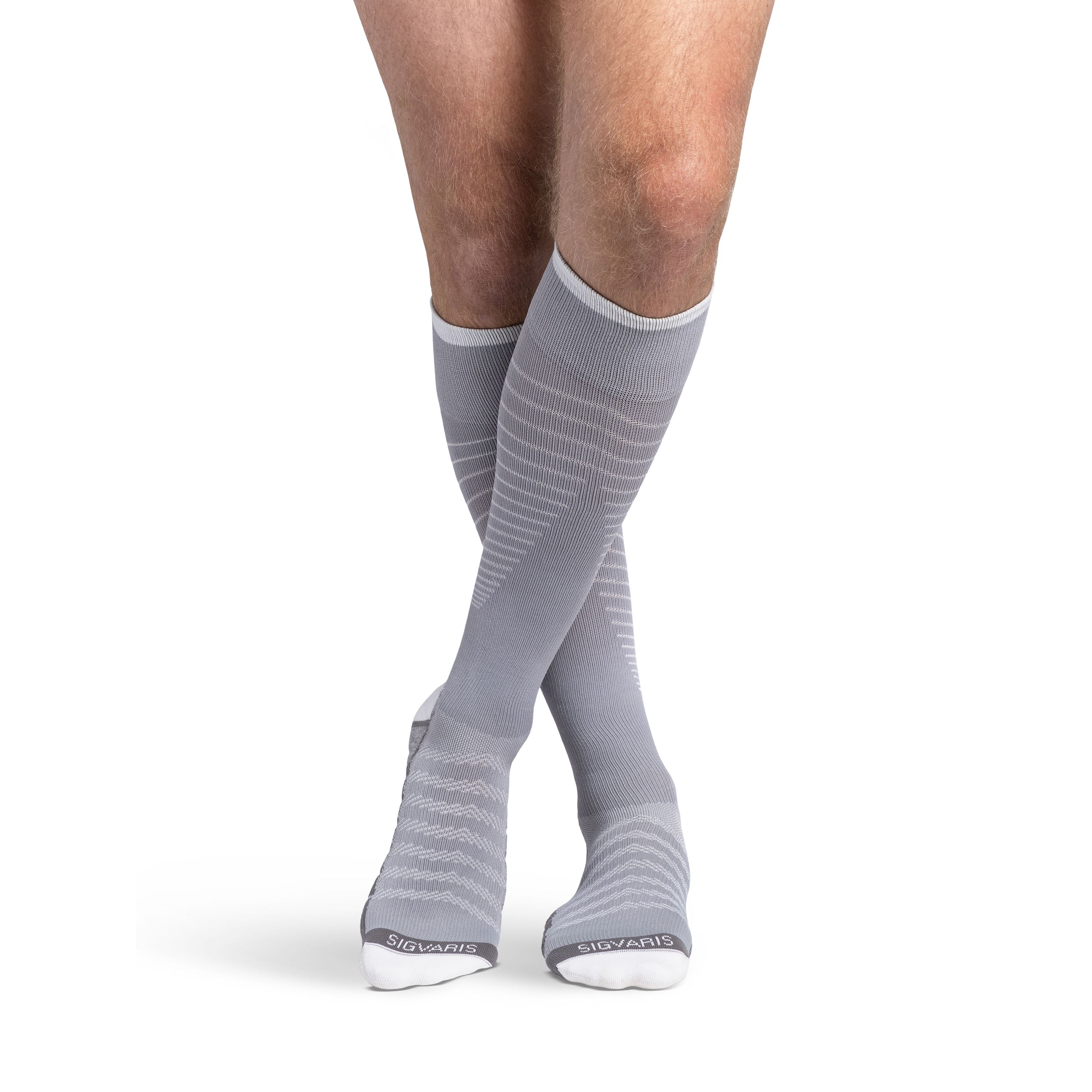 Sigvaris Motion Flow Tech Knee High 20-30 mmHg, Cool Grey