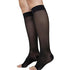 Sigvaris Sheer Women's 30-40 mmHg OPEN TOE Knee High, Black