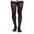 Sigvaris Microfiber Men's 20-30 mmHg Thigh High, Black