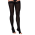 Sigvaris Soft Opaque Women's 15-20 mmHg OPEN TOE Thigh High, Black