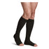Sigvaris Opaque 20-30 mmHg OPEN TOE Knee High w/ Silicone Band Grip-Top, Black