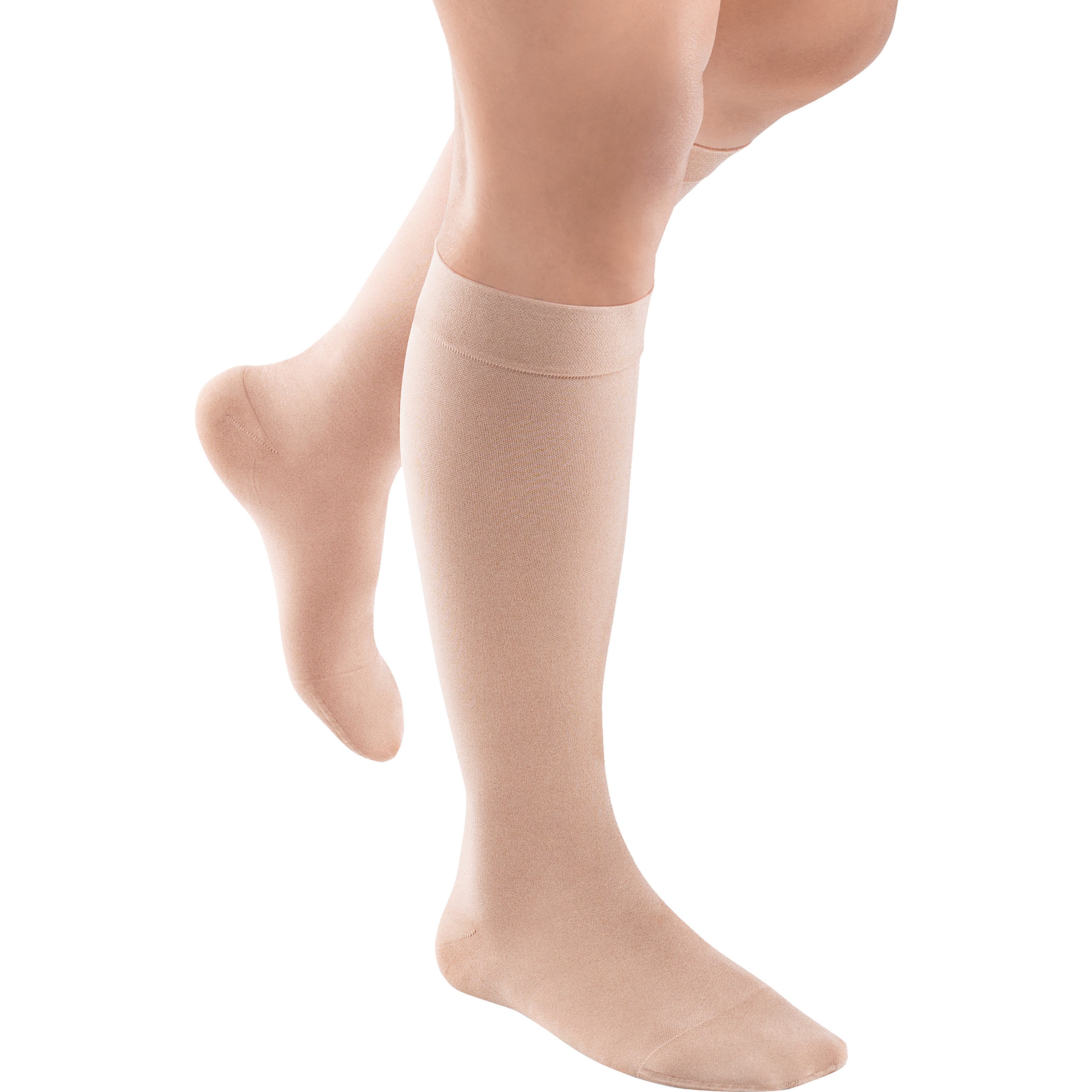 JOBST® ACTIVA Opaque Knee High, SIlk Beige