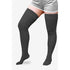 Solaris ExoSheer™ Thigh High 20-30 mmHg w/ Silicone Top Band, Black