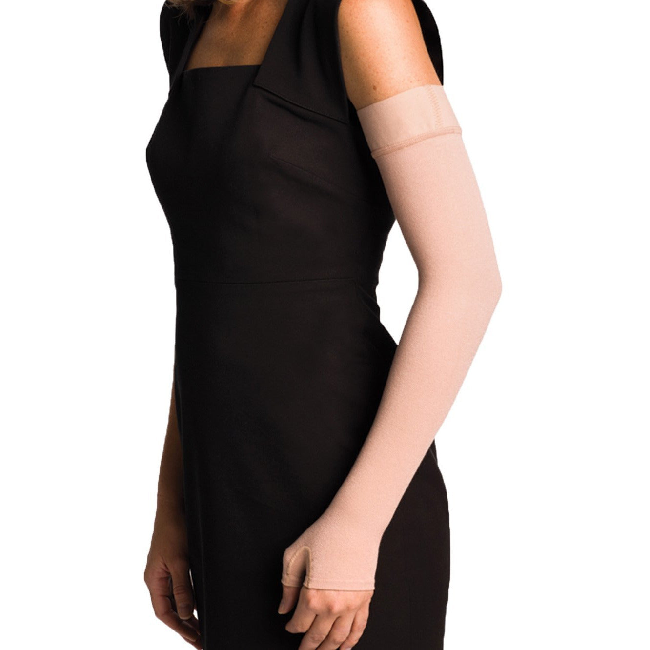 Sigvaris Advance 20-30 mmHg Armsleeve w/ Gauntlet, Beige