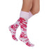 Rejuva Camo 20-30 mmHg Compression Socks, Pink