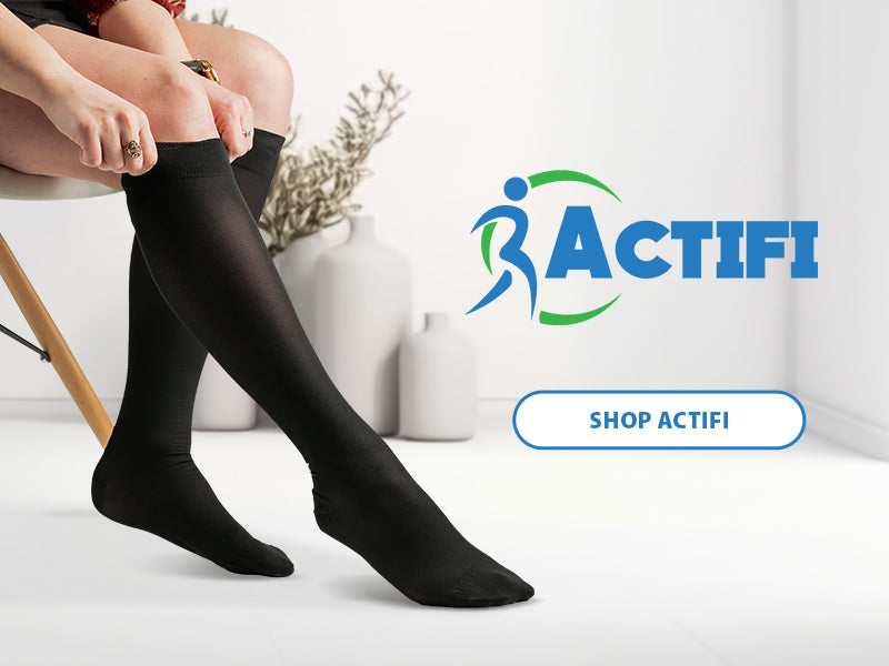 CompressionZ Compression Socks For Men & Women 30-40 mmHG Tight Stockings  Black Medium