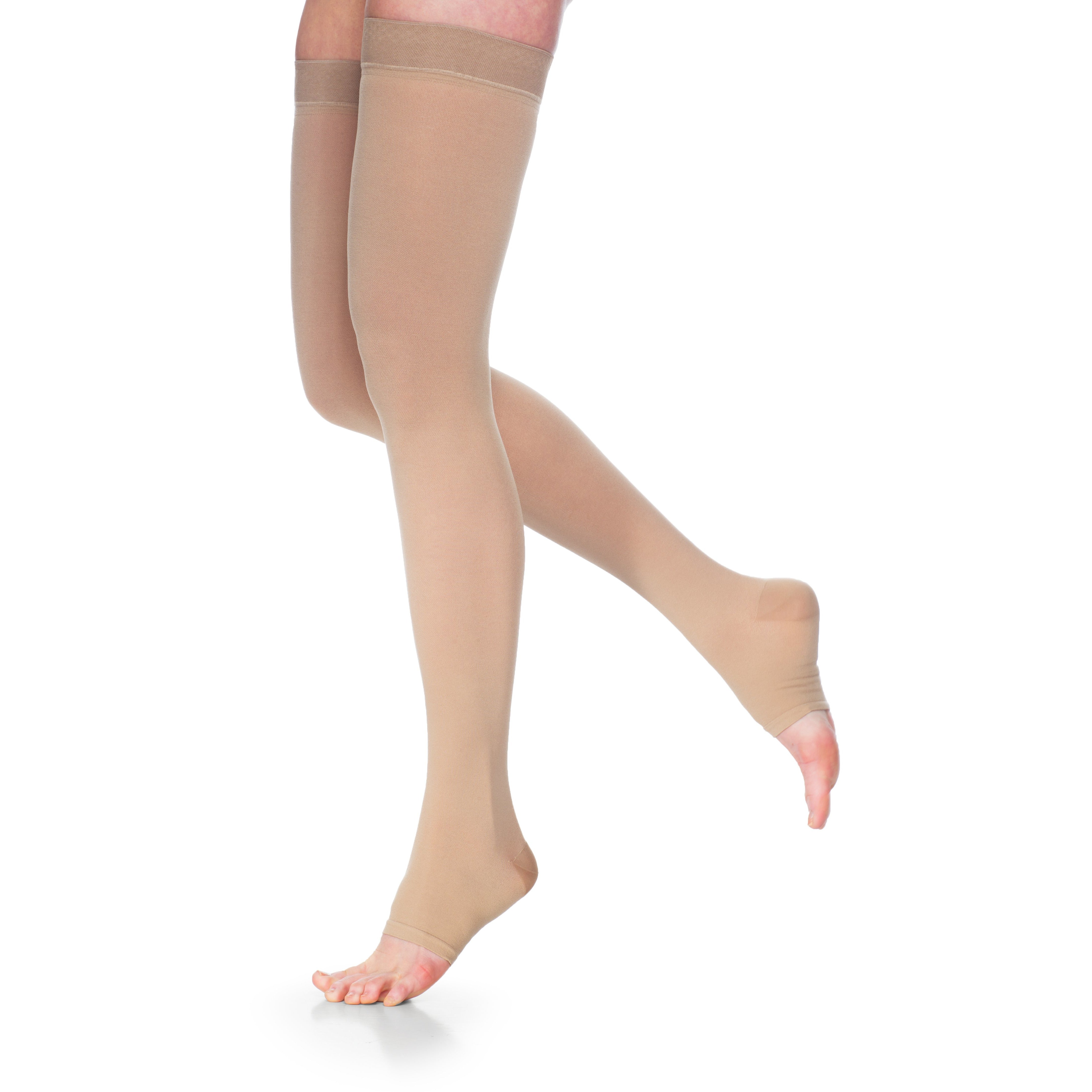 Compression Store Sigvaris 973N Access 30-40 mmHg Open Toe Thigh High Unisex Compression ...