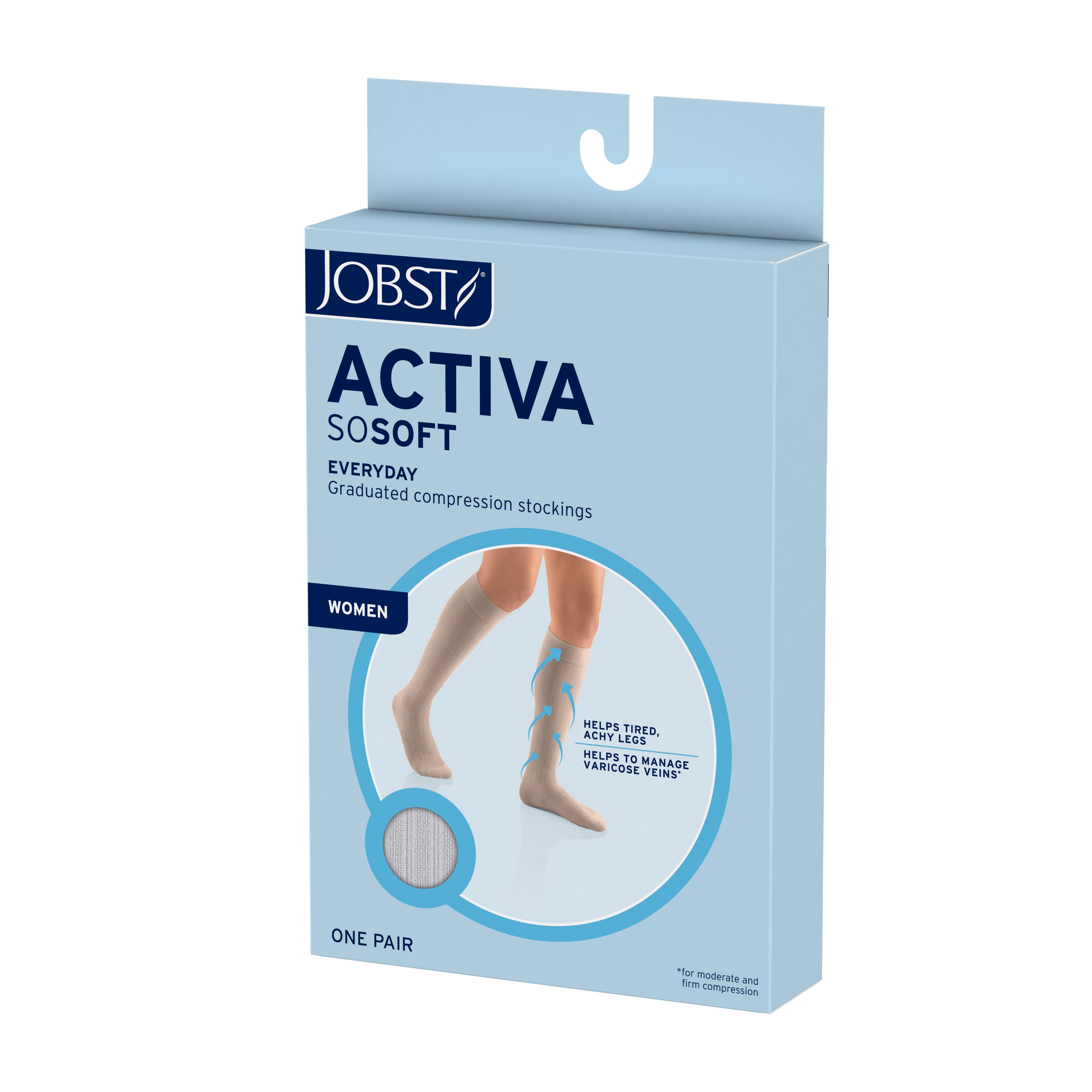 Compression Store JOBST® ACTIVA soSoft Knee High 20-30 mmHg – Compression Store