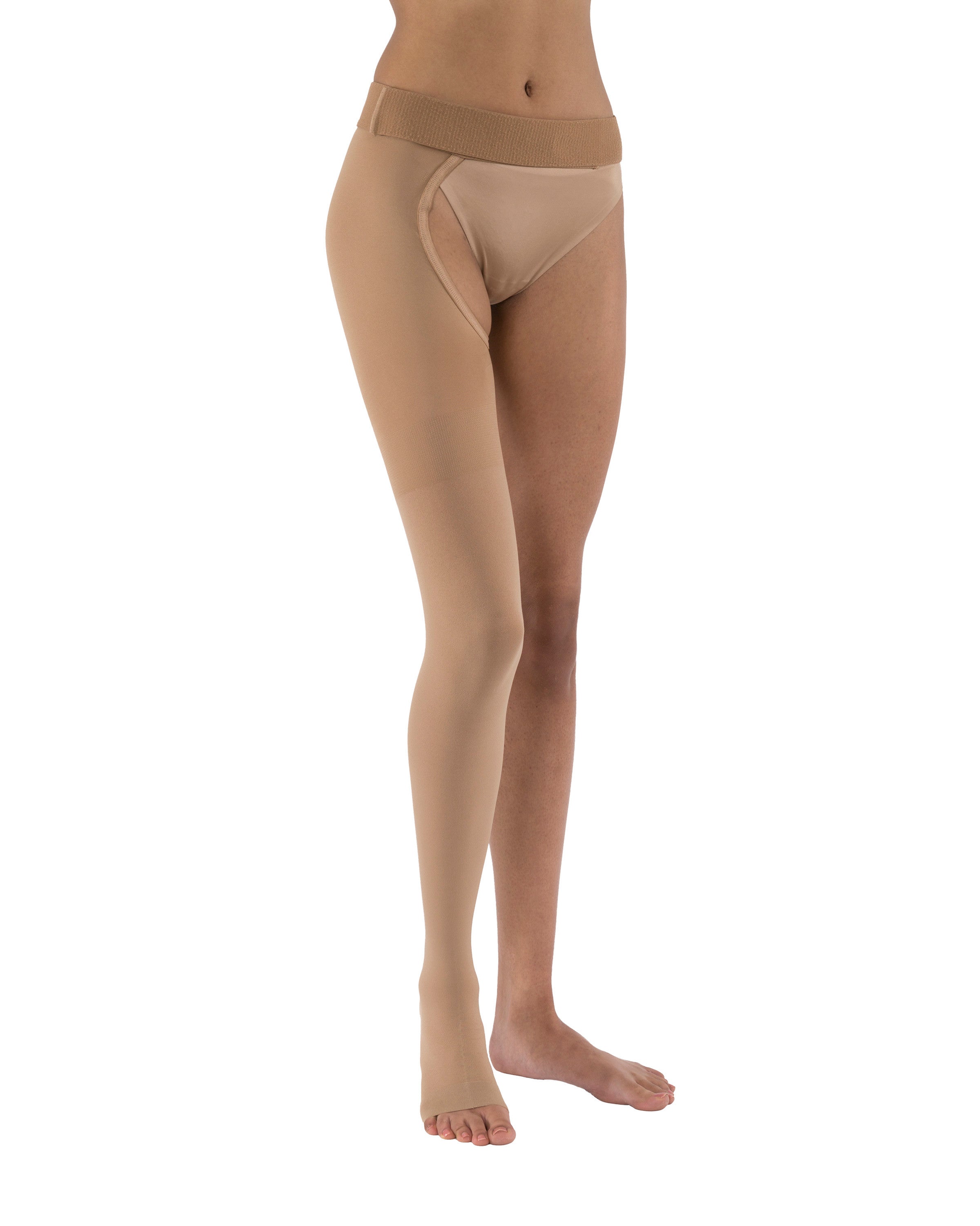 JOBST® Relief Single Leg Chap, Open Toe, Beige