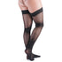 VenActive Women's Premium Sheer 20-30 mmHg Thigh Highs, Black, Back