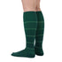 Rejuva® Broad Stripe Knee High, 15-20 mmHg, Forest Green
