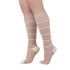 Rejuva® Broad Stripe Knee High, 15-20 mmHg, Dusty Rose