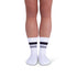 Rejuva® Retro Stripe Crew Compression Sock