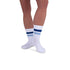 Rejuva® Retro Stripe Crew Compression Sock