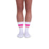 Rejuva® Retro Stripe Crew Compression Sock