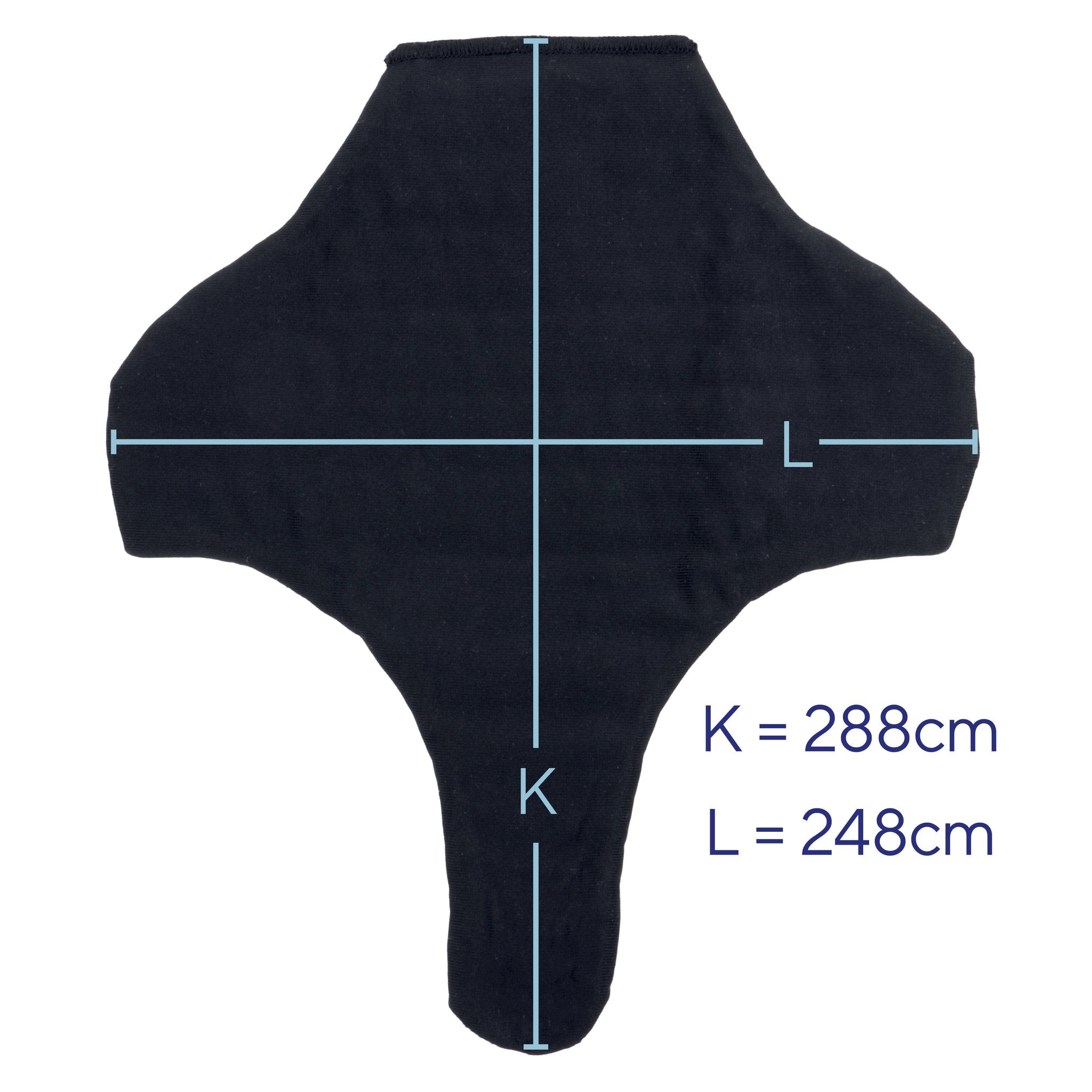 Thuasne® Mobiderm Women's Genital Pad, Measuring Guide