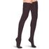 Therafirm Sheer Women's 20-30 mmHg Thigh High w/ Lace Silicone Top Band, Black