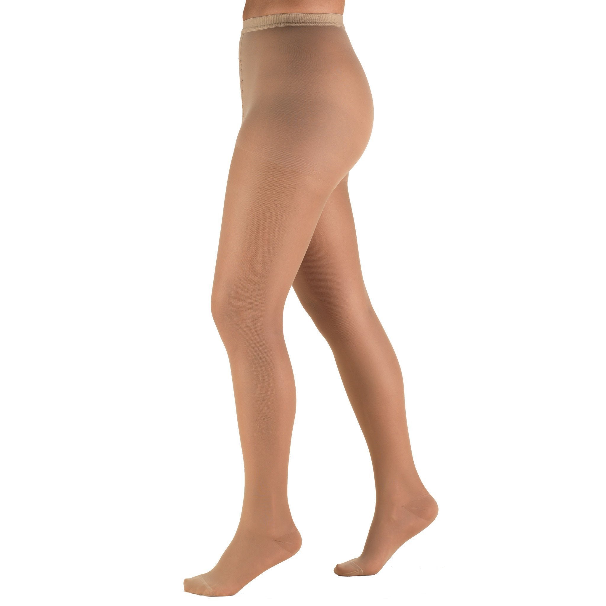 Truform Lites Women's 15-20 mmHg Pantyhose, Light Beige