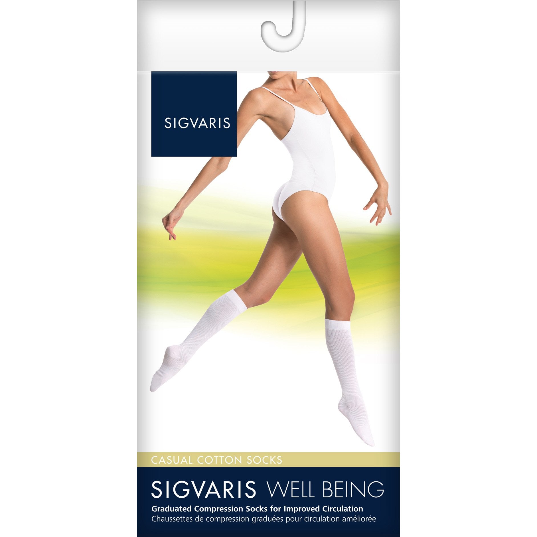 Sigvaris Casual Cotton Women's Knee High 15-20 mmHg – Compression