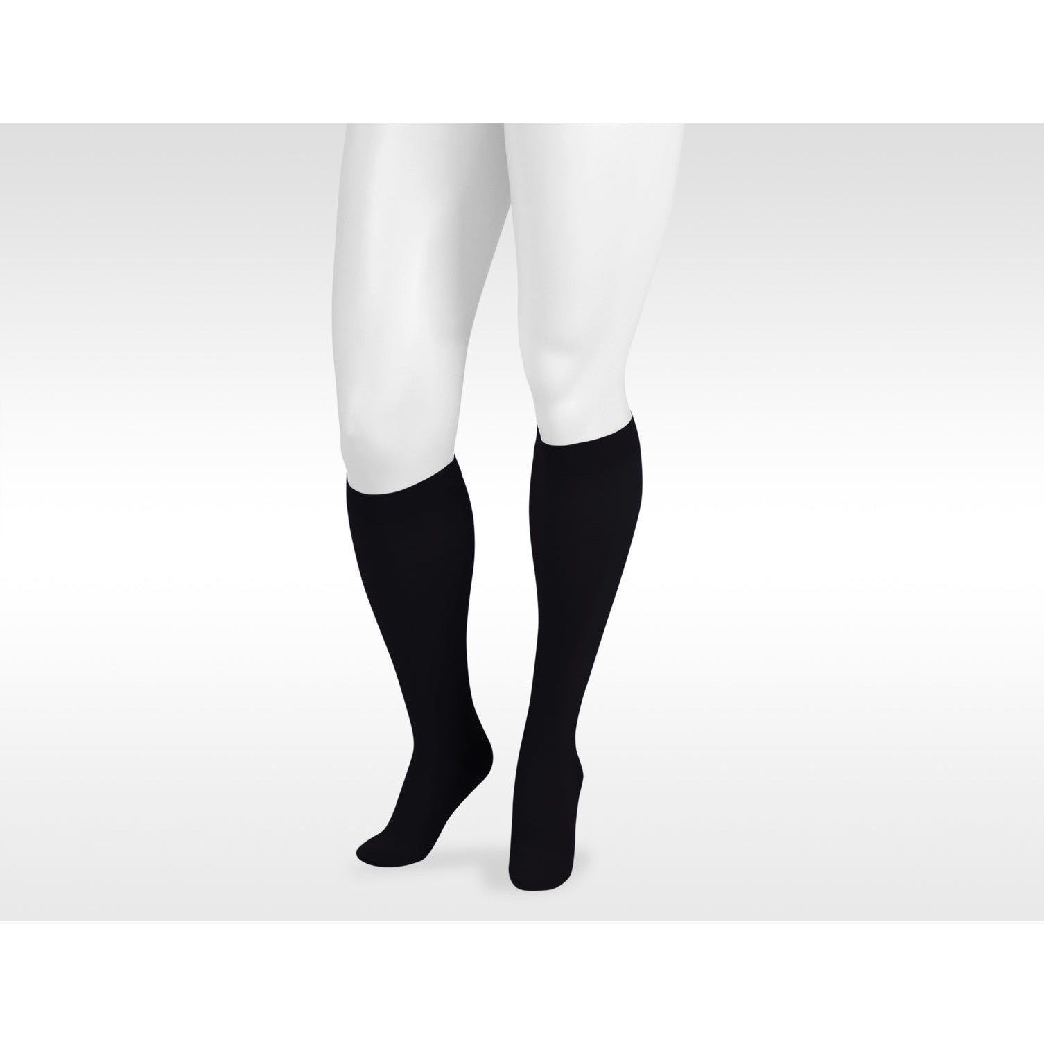 Juzo Dynamic Knee High 30-40 mmHg w/ 3.5 cm Silicone Band, Black