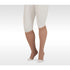 Juzo Dynamic Knee High 20-30 mmHg w/ 5 cm Silicone Band, Open Toe, Beige