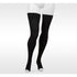 Juzo Move Thigh High w/ Silicone Band Open Toe 30-40 mmHg, Black