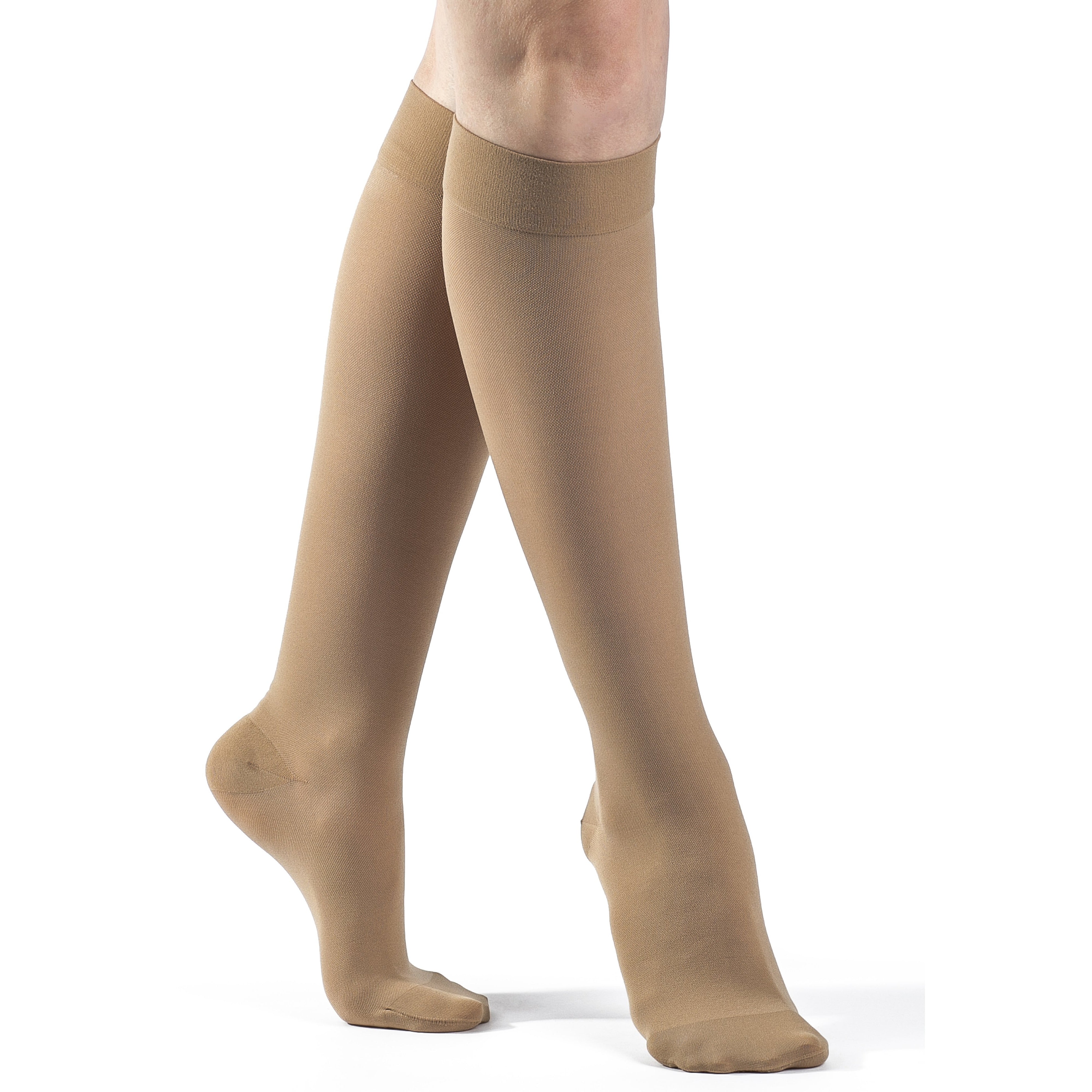 Sigvaris Opaque Women's 20-30 mmHg Knee High, Golden