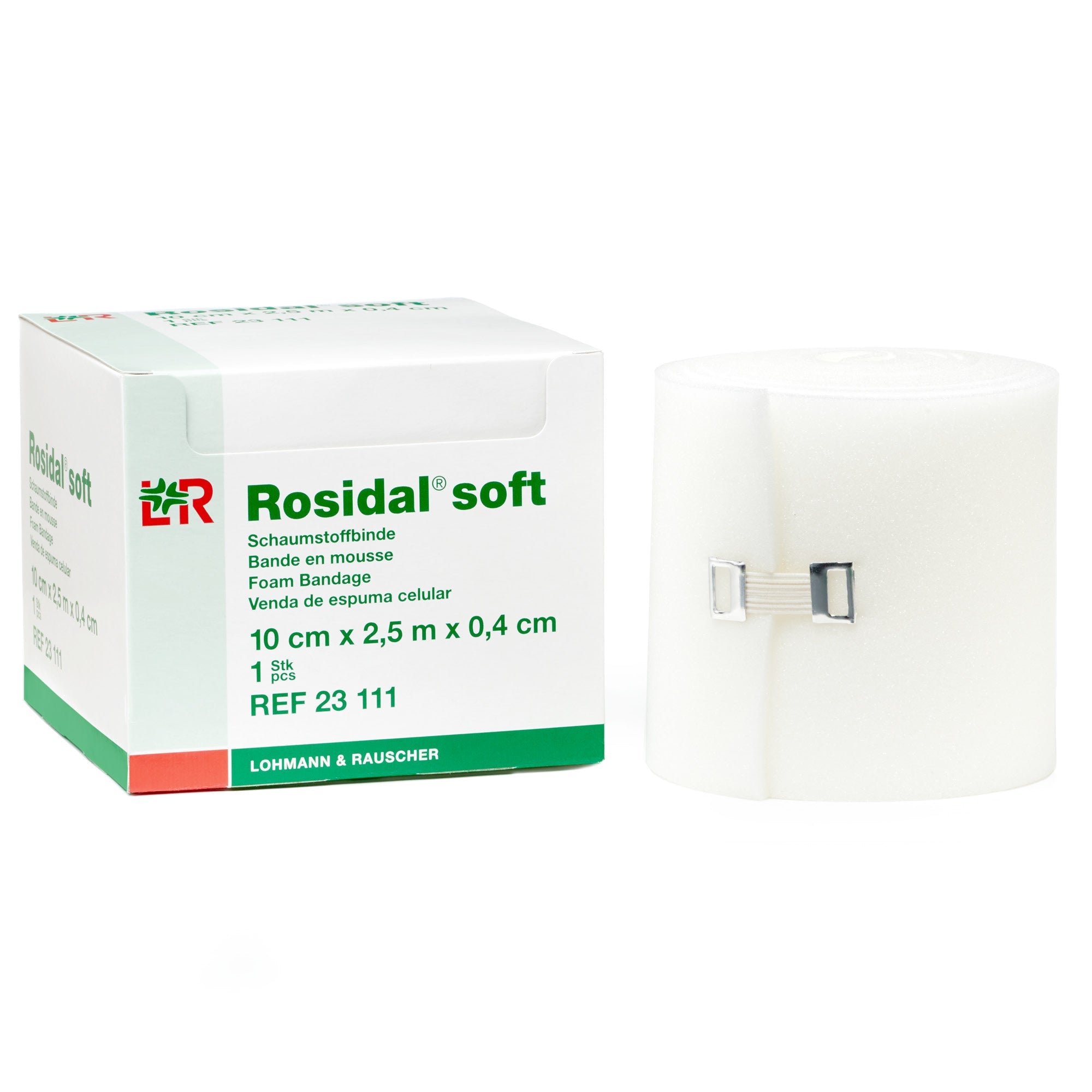 L&R Rosidal® Soft Foam Padding, 10 cm x 2.5 m x .4 cm