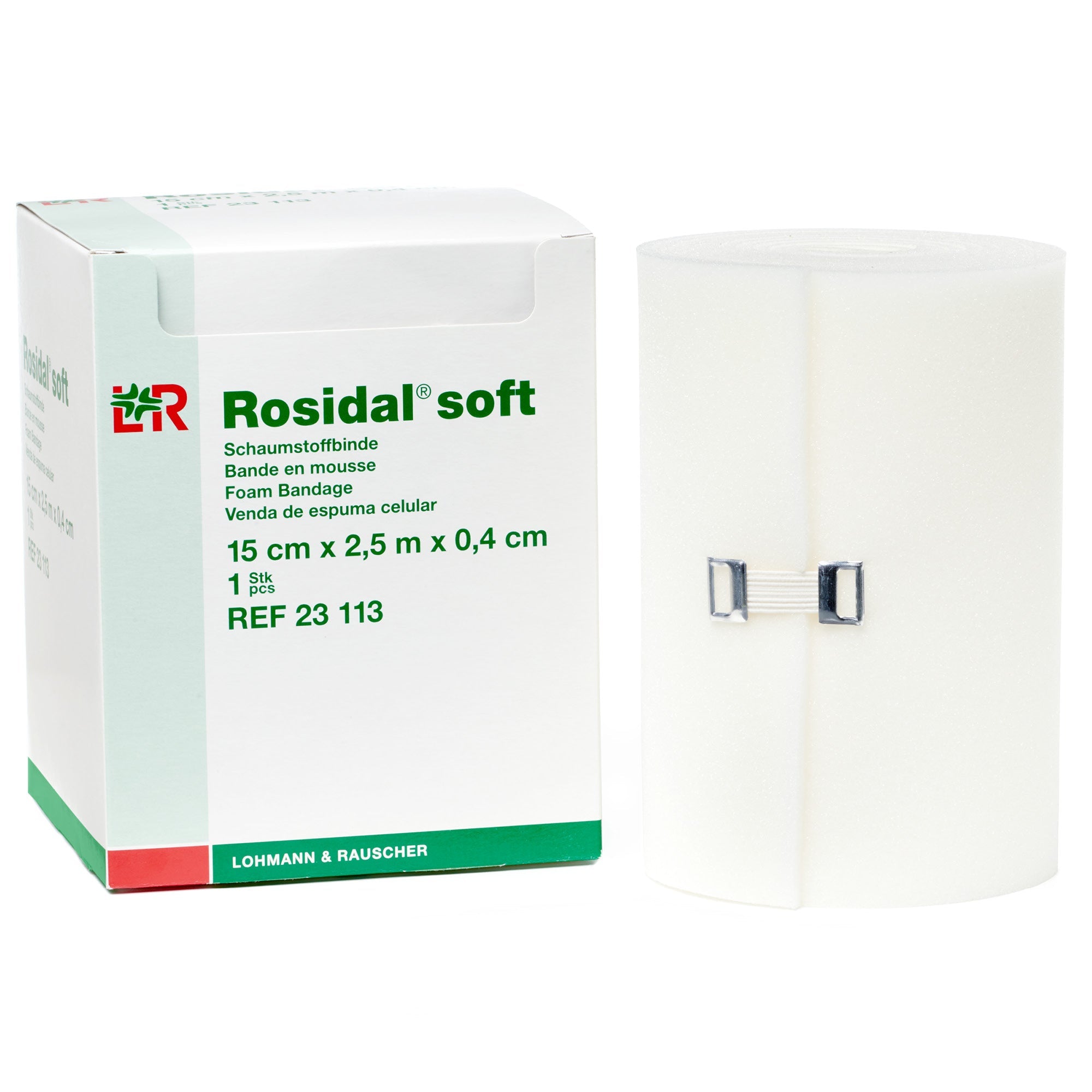 L&R Rosidal® Soft Foam Padding, 15 cm x 2.5 m x .4 cm