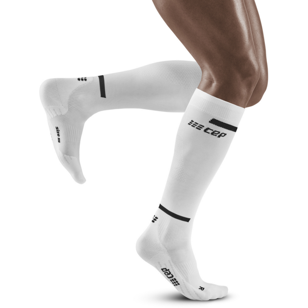 The Run Compression Tall Socks 4.0, Men, White