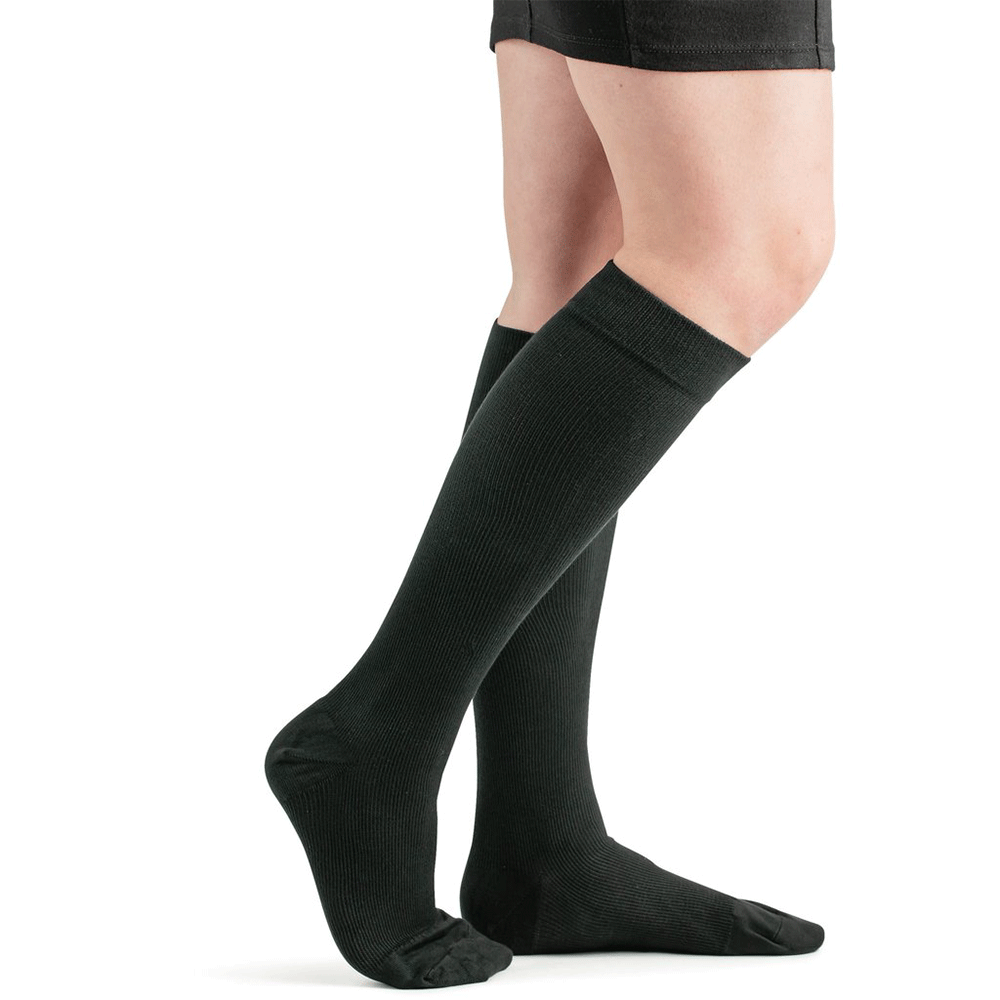 Actifi 20-30 Cotton Comfort Compression Socks, Black