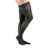 Actifi 20-30 Surgical Opaque Thigh High Stockings, Black