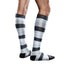 Core-Spun Patterned 20-30 mmHg Knee High Compression Socks, Monogradient