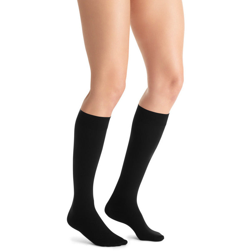 JOBST® Opaque Women's 20-30 mmHg Knee High, Classic Black