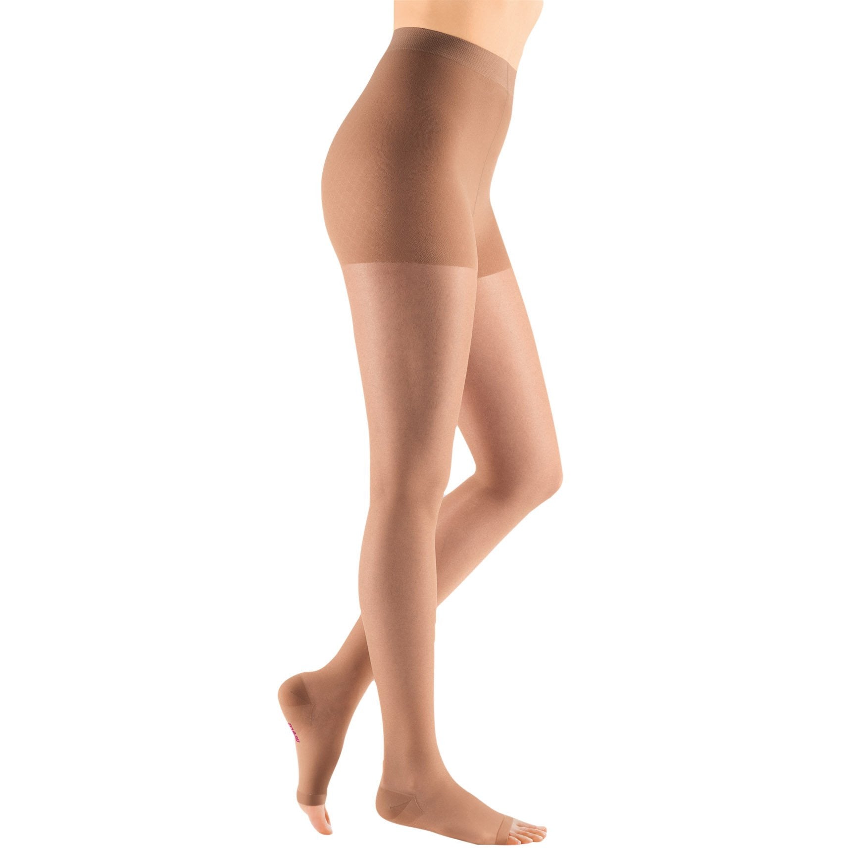 Mediven Sheer & Soft Women's 20-30 mmHg OPEN TOE Pantyhose, Natural