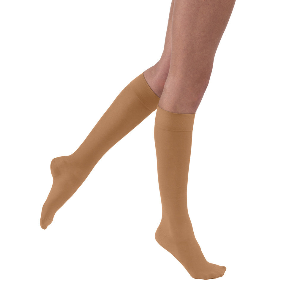 JOBST® UltraSheer Women's 8-15 mmHg Knee High, Sun Bronze