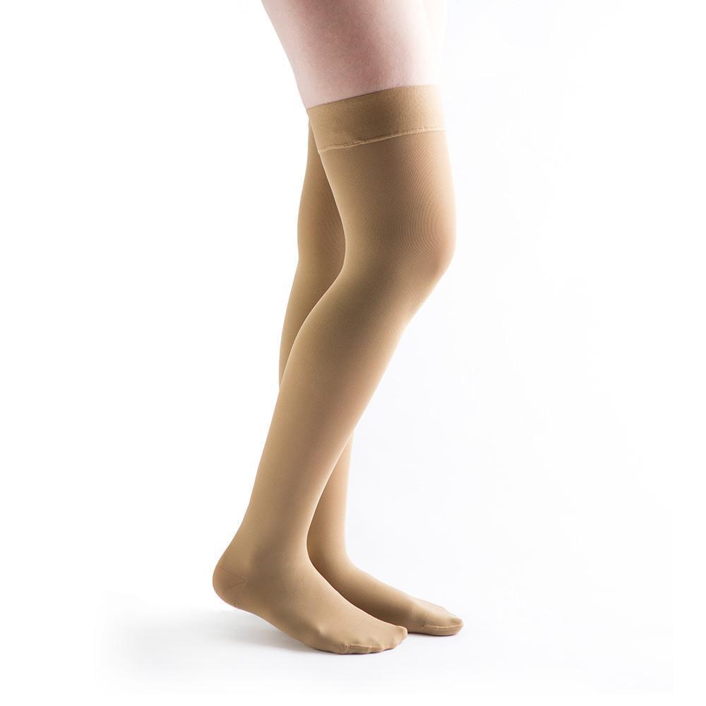 VenActive Women's Opaque 20-30 mmHg Thigh Highs, Natural