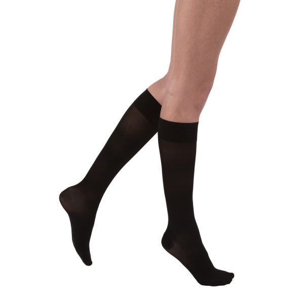 JOBST® UltraSheer SoftFit Women's 30-40 mmHg Knee High, Classic Black