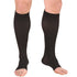 TRUFORM® MicroFiber Medical Knee High 20-30 mmHg, Open Toe, Black
