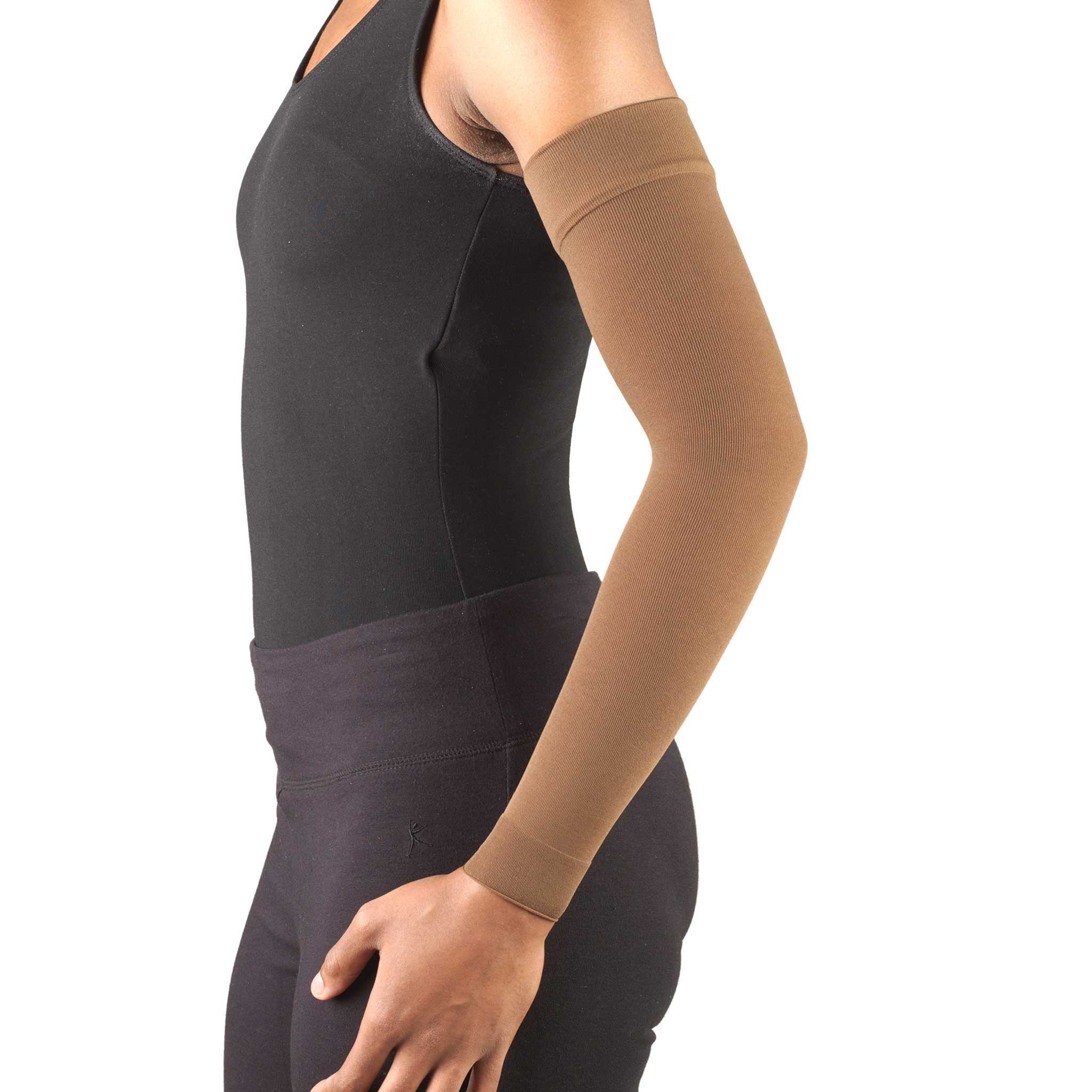 Truform 20-30 mmHg Arm Sleeve, Brown