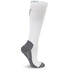 TheraSport 20-30 mmHg Athletic Performance Compression Socks, White