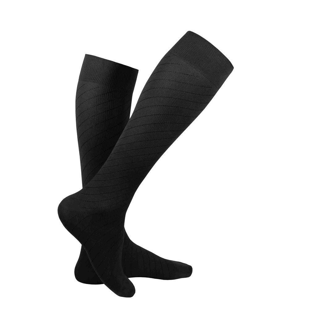 Truform Travel 15-20 mmHg Compression Sock, Black