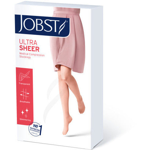 UltraSheer Open Toe Compression Stockings 30-40mmHg - Jobst – Compression  Store
