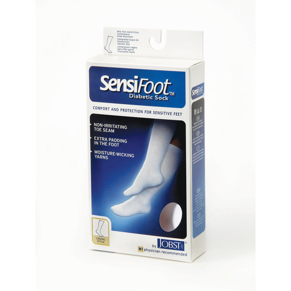 JOBST® Sensifoot 8-15 mmHg Knee High Diabetic Socks
